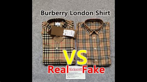 burberry fake vs real shirt|how to authenticate burberry.